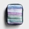Large Rejoice Always Pastel/Navy Stripes Bible Cover