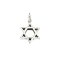Necklace-Star Of David (Modern) (Sterling Silver)-20" Chain (#9520)