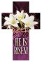 Bookmark-Cross-Easter-He Is Risen 1 Cor 15:4 KJV (Pack of 25)