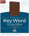 KJV Hebrew-Greek Key Word Study Bible, Brown, Indexed