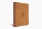 ESV Large Print Personal Size Bible, Red Letter, Thumb Indexed (TruTone, Nubuck Caramel, Wildflower Design)