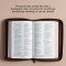 CSB Personal Size Bible, Holman Handcrafted Collection, Zipper Closure, Marbled Tan Premium Calfskin