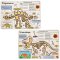 Dinosaur Fossil Sticker Sheets (Pack of 4)