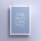 Be Done In Love A5 Print