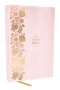 KJV Personal Size Large Print End-of-Verse Reference Bible, Pink Leathersoft, Red Letter, Comfort Print