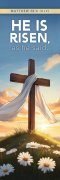 Bookmark-Kids-Easter-He Is Risen Matt 28:6 KJV (Pack of 25)