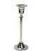 Nickel Plated Candle Holder H 20 cm