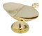 Gold Plated Boat with Spoon H 7 cm