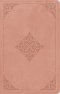 ESV Large Print Thinline Reference Bible, Red Letter (TruTone, Blush Rose, Fleur-de-lis Design)