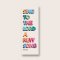 Pack of 30 Christian bookmarks. All same design. Sing to the Lord a new song