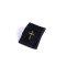 Pastor Towel Cross Black Cotton