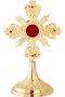 Gold Plated Reliquary H 22 cm