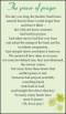 Pack of 20 Prayer Cards - The Power Of Prayer