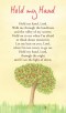Pack of 20 Prayer Cards - Hold My Hand