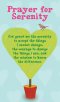 Pack of 20 Prayer Cards - Prayer For Serenity