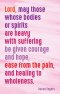 Prayer Card - Lord, May Those