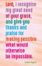 Prayer Card - Lord, I Recognise