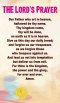 Prayer Card - Lord's Prayer