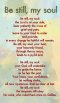 Prayer Card - Be Still, My Soul  (Double Sided)