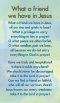 Hymn Card - What A Friend We Have In Jesus (Double Sided)
