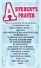 Prayer Card - Student's Prayer (Light Blue)