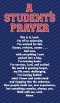 Prayer Card - Student's Prayer (Dark Blue)