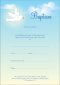 Baptism Certificate - Dove & Clouds - Child - Pack of 10
