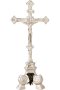 Nickel Plated Altar Cross H 35 cm