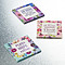 Christian Art Gifts Floral Refrigerator Magnets Whoever Believes In Him - John 3:16 Bible Verse Inspirational Fridge Magnet Set/3 -2.5"