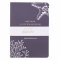 Christian Art Gifts Slim Scripture Notebooks for Women, I Will Give You Rest - Matthew Inspirational Bible Verse Variety, Blue toned Set/3 Medium