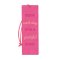 Begin Each Day with a Grateful Heart Pink Faux Leather Bookmark