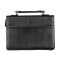 Large All Things Through Christ Scenic Mountainous Valley, Black Faux Leather Bible Cover - Philippians 4:13