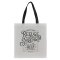 Tote White/Black Refuge & Strength Ps. 46:1