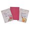 Notebook Set 3pc LG Cream/Red Prov. 3:5, Red/Blue, Cream/Blue Isa. 40:31