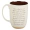 Mug White/Brown The Lord's Prayer