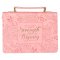 Large Strength & Dignity Pink Floral Fashion Bible Cover -Prov. 31:25