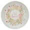 Plate-Pink Floral-Faith Hope Love