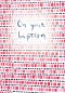 Pack of 6 On Your Baptism - Std Cards - Textured