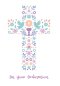 On Your Ordination - Flower Cross Std Card Gloss (6 Pack)