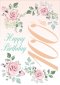 Happy 100th Birthday -Flowers Std Card Gloss (6 Pack)