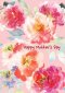 Mothers Day - Pink Flowers Std Card Textured (6 Pack)