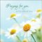 Praying For You At This Difficult Time - Square Card Gloss