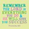 Remember The Lord - Square Card Gloss