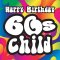 Lava Lamp 60s Child Happy Birthday - Square Card Gloss