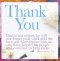 Thank You - God Is Not Unjust - Sq Card