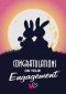 Congratulations - Engagement Moon Foil Gloss Std