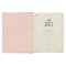 Rosy Coral Floral Faux Leather Hardcover King James Version Note-taking Bible