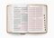 ESV Giant Print Personal Size Bible, Red Letter, Thumb Indexed (TruTone, Nubuck Caramel, Wildflower Design)