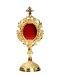 Golden Plated Reliquary H 18 cm