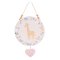 Petit Cheri Giraffe Round Plaque - Baby Girl